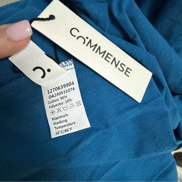 Commense Blue Fish Embroidered Maxi Dress - Picture 7 of 8